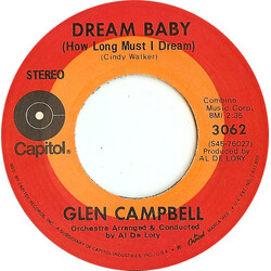 Glen Campbell Dream Baby (How Long Must I Dream) USED VINYL 7INCH 45 RPM STEREO