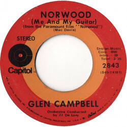 Glen Campbell Norwood (Me And My Guitar) / Everything A Man Could Ever Need USED VINYL 7INCH 45 RPM