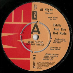 Eddie And The Hot Rods At Night USED VINYL 7INCH 45 RPM