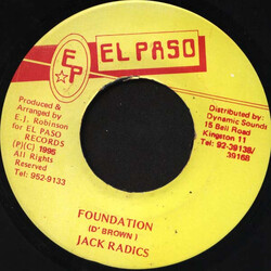 Jack Radics Foundation USED VINYL 7INCH 45 RPM