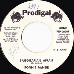 Ronnie McNeir Saggitarian Affair USED VINYL 7INCH PROMO 45 RPM
