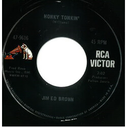 Jim Ed Brown Honky Tonkin' USED VINYL 7INCH 45 RPM SINGLE