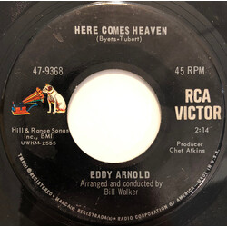 Eddy Arnold Here Comes Heaven USED VINYL 7INCH 45 RPM SINGLE MONO