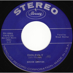 Brook Benton Endlessly / So Close USED VINYL 7INCH 45 RPM