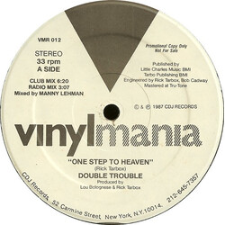 Double Trouble (5) One Step To Heaven USED VINYL 12INCH 33 S RPM PROMO