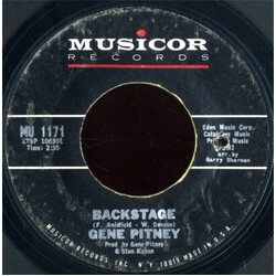 Gene Pitney Backstage USED VINYL 7INCH 45 RPM SINGLE STYRENE MONO