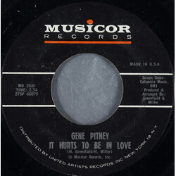 Gene Pitney It Hurts To Be In Love Vinyl 7" USED