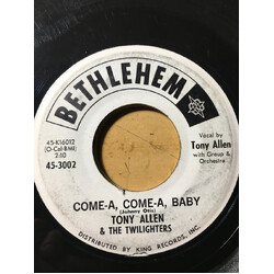 Tony Allen & The Twilighters Come-A, Come-A, Baby / Just Like Before USED VINYL 7INCH 45 RPM