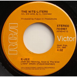 The Nite-Liters K-Jee / Tanga Boo Gonk USED VINYL 7INCH 45 RPM SINGLE