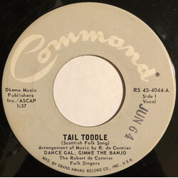 The Robert DeCormier Singers Tail Toddle / Dance Gal, Gimme The Banjo USED VINYL 7INCH 45 RPM SINGLE