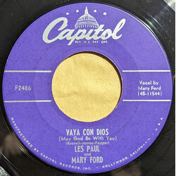 Les Paul & Mary Ford Vaya Con Dios / Johnny (Is The Boy For Me) USED VINYL 7INCH 45 RPM MONO