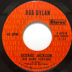 Bob Dylan George Jackson VINYL 7" USED