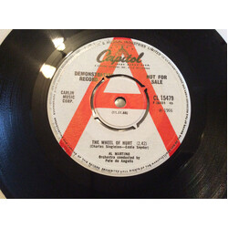 Al Martino The Wheel Of Hurt / Somewhere In This World USED VINYL 7INCH 45 RPM SINGLE PROMO