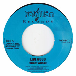 Delroy Wilson Live Good USED VINYL 7INCH 45 RPM REISSUE