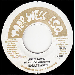 Horace Andy Andy Love USED VINYL 7INCH 45 RPM REISSUE