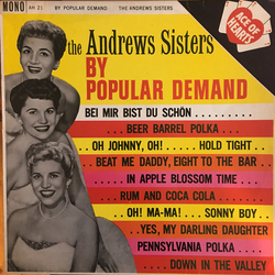 The Andrews Sisters By Popular Demand Vinyl LP USED