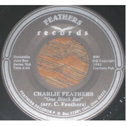 Charlie Feathers One Black Rat USED VINYL 7INCH SINGLE