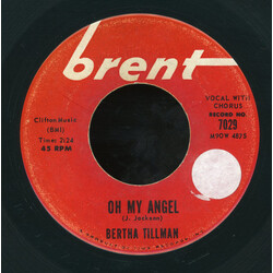Bertha Tillman Oh My Angel / Lovin' Time USED VINYL 7INCH 45 RPM SINGLE