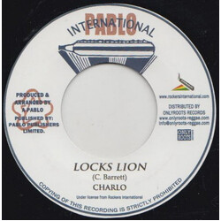 Charlo Barrett Locks Lion USED VINYL 7INCH 45 RPM SINGLE REISSUE