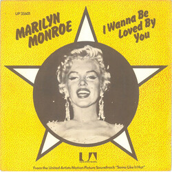 Marilyn Monroe I Wanna Be Loved By You USED VINYL 7INCH 45 RPM MONO