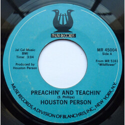 Houston Person Preachin' And Teachin' USED VINYL 7INCH 45 RPM