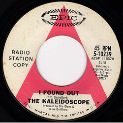 Kaleidoscope (3) I Found Out / Rampé Rampé USED VINYL 7INCH 45 RPM SINGLE PROMO