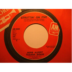 Herb Alpert & The Tijuana Brass Struttin' On Five USED VINYL 7INCH 45 RPM SINGLE PROMO