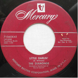 The Diamonds Little Darlin' / Faithful And True USED VINYL 7INCH 45 RPM SINGLE