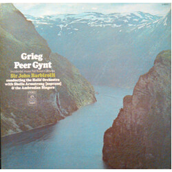 Edvard Grieg / Sir John Barbirolli / Hallé Orchestra / Sheila Armstrong / The Ambrosian Singers Peer Gynt Vinyl LP USED