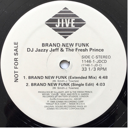 DJ Jazzy Jeff & The Fresh Prince Brand New Funk Vinyl 12" USED
