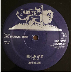 John Clarke Big Leg Mary / Wasn't It You (Second Cut) USED VINYL 12INCH 45 RPM REISSUE