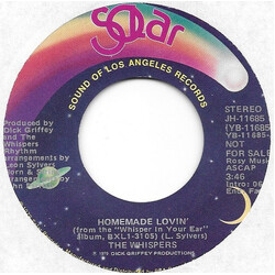 The Whispers Homemade Lovin' USED VINYL 7INCH 45 RPM SINGLE PROMO