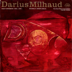 Darius Milhaud / Stanislav Apolín Cello Concertos Nos. 1 And 2 Vinyl LP USED
