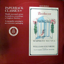 William Steinberg / The Pittsburgh Symphony Orchestra Symphony No. 7 In A Vinyl LP USED
