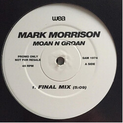 Mark Morrison Moan & Groan USED VINYL 12INCH PROMO