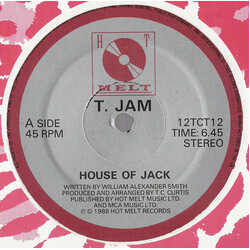 T Jam House Of Jack Vinyl 12" USED