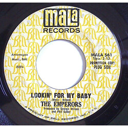 The Emperors (4) Lookin' For My Baby USED VINYL 7INCH 45 RPM PROMO STYRENE