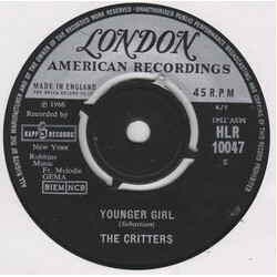 The Critters Younger Girl USED VINYL 7INCH 45 RPM SINGLE
