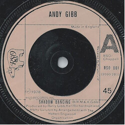 Andy Gibb Shadow Dancing USED VINYL 7INCH SINGLE