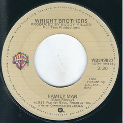 The Wright Brothers (5) Family Man / Engine Engine Number Nine Vinyl 7" USED