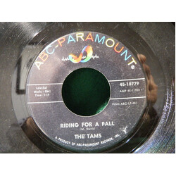 The Tams Riding For A Fall USED VINYL 7INCH 45 RPM SINGLE