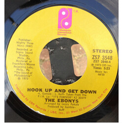 The Ebonys Hook Up And Get Down / Life In The Country USED VINYL 7INCH 45 RPM SINGLE