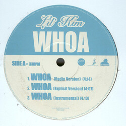 Lil' Kim Whoa USED VINYL 12INCH PROMO 33 S RPM
