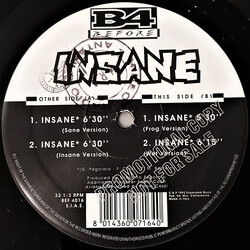 Insane (9) Insane USED VINYL 12INCH 33 S RPM PROMO