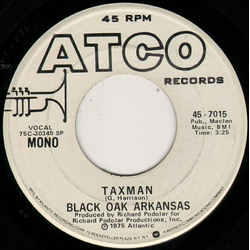 Black Oak Arkansas Taxman Vinyl 7" USED
