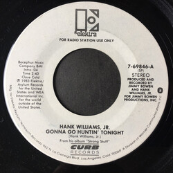 Hank Williams Jr. Gonna Go Huntin' Tonight USED VINYL 7INCH 45 RPM PROMO
