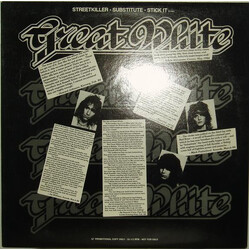 Great White Streetkiller / Substitute / Stick It (Live) USED VINYL 12INCH 33 S RPM EP PROMO STEREO
