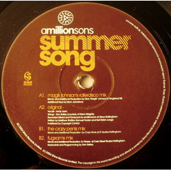 amillionsons Summer Song Vinyl 12" USED