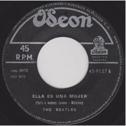 The Beatles Ella Es Una Mujer = She's A Woman USED VINYL 7INCH 45 RPM SINGLE