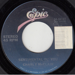 Charly McClain Sentimental Ol' You Vinyl 7" USED